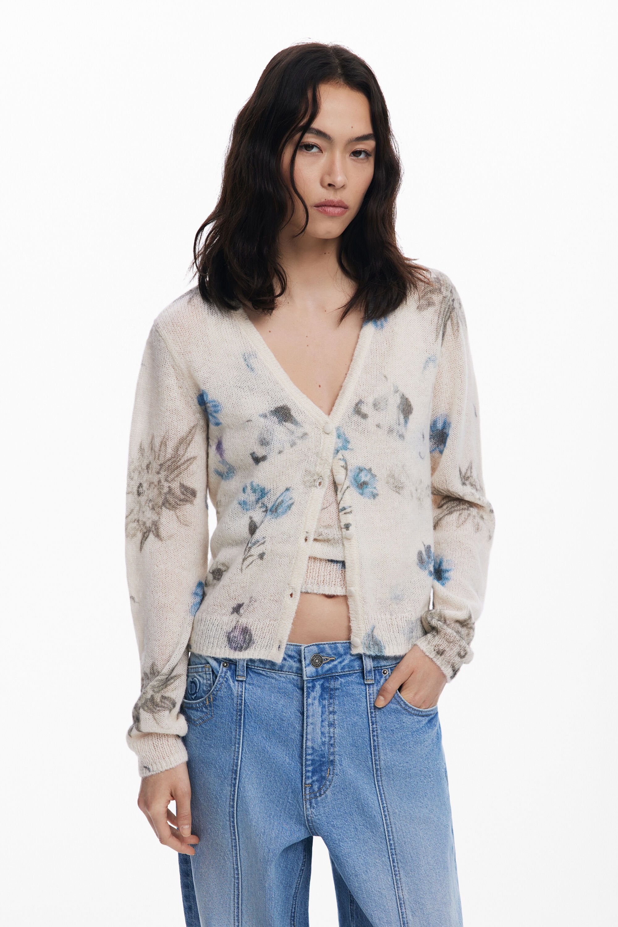 Desigual 2-in-1 trui - WHITE