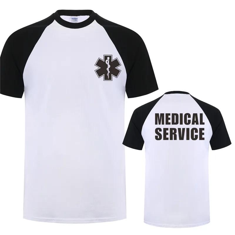 Baibao QIQI EMT Paramedicus Medische Hulpdiensten T-shirt Mannen Casual T-shirt Korte Mouw Mans Cool Tops XXS-6XL XXXXXL