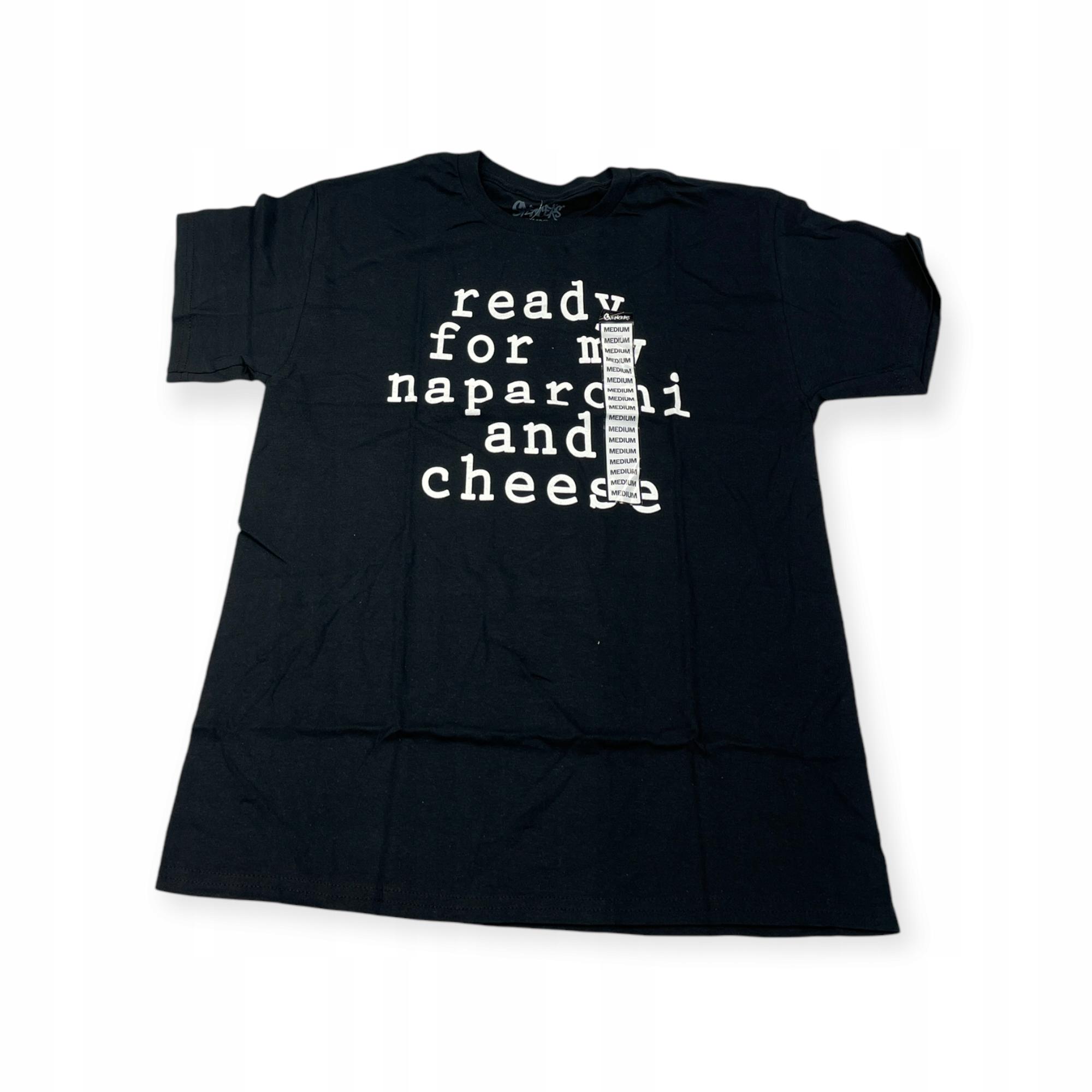Outletup-clothes Koszulka T-shirt męski okrągły dekolt SPENCER'S nadruk XL