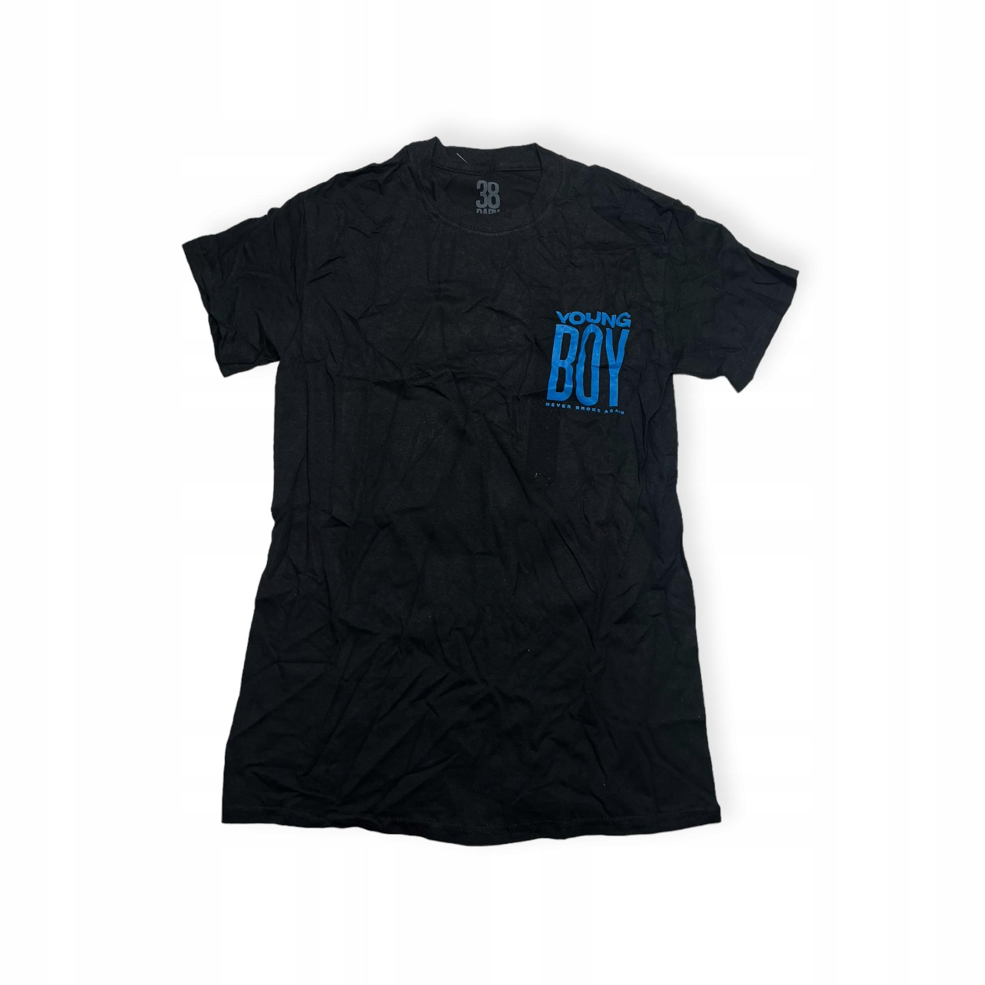 Outletup-clothes Koszulka T-shirt męski okrągły dekolt SPENCER'S NADRUK XL