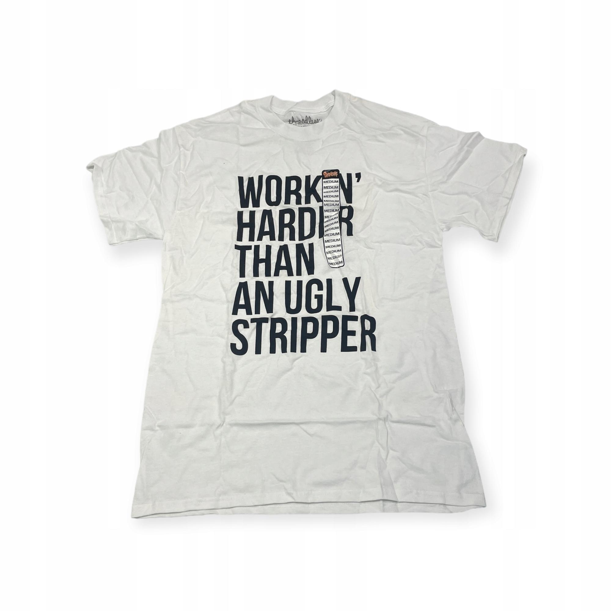 Outletup-clothes Koszulka T-shirt męski okrągły dekolt SPENCER'S THREADLESS M