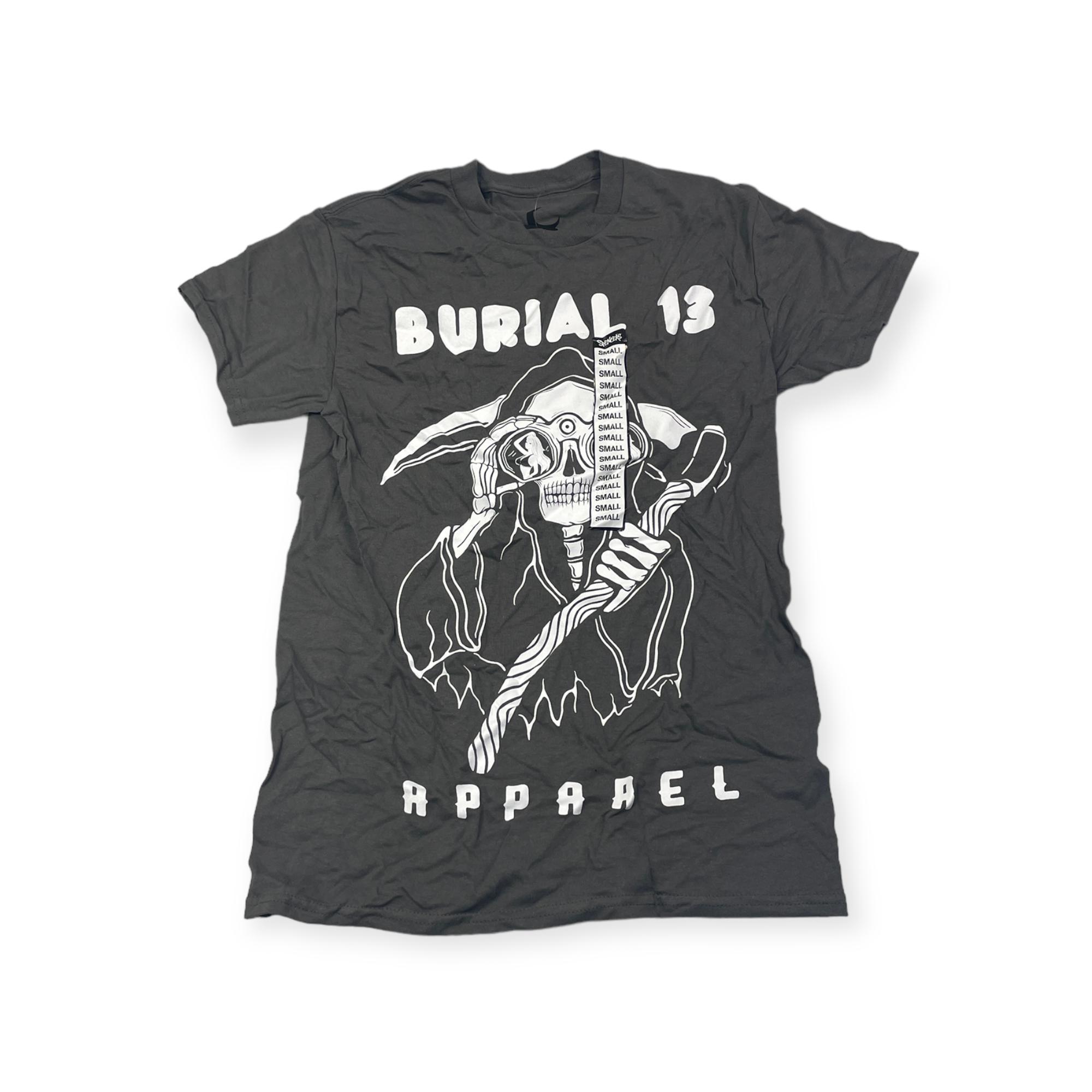 Outletup-clothes Koszulka T-shirt męski okrągły dekolt SPENCER'S NADRUK S