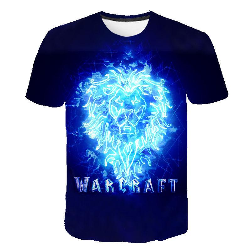 Laoxu 2023 Nieuwe Game World Of Warcraft 3D Geprint T-shirt Mannen Vrouwen Mode Streetwear O-hals T-shirt Harajuku Oversized Tees Tops XXL