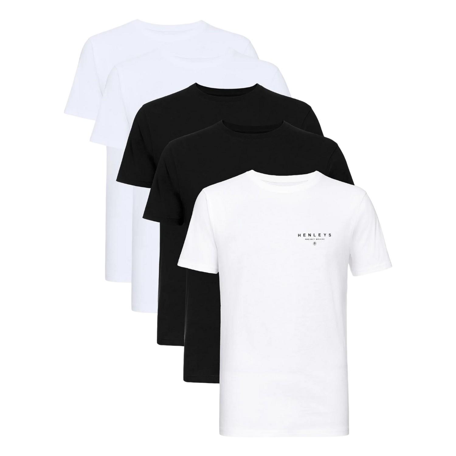 Pertemba FR - Apparel Henleys Mens Hencinq A T-Shirt (Pack of 5) M