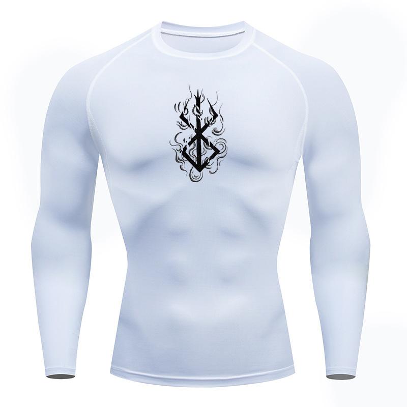 Clothing No.1 Anime Heren Compressie Shirt Fitness Sport Hardloop Tight Gym T-shirts Atletische Workout Snel Drogende Tops T-shirt Zomertop y2k L