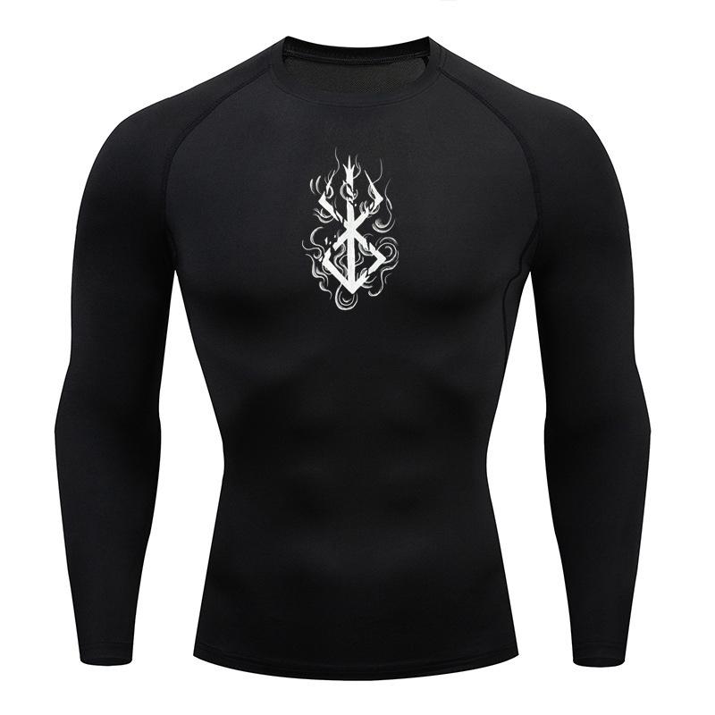 Clothing No.1 Anime Heren Compressie Shirt Fitness Sport Hardloop Tight Gym T-shirts Atletische Workout Snel Drogende Tops T-shirt Zomertop y2k XL