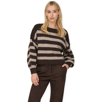 Only Trui  Aya Life Knit - Seal Brown/Fungi