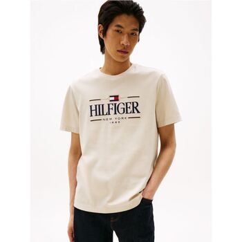 Tommy Hilfiger T-shirt Korte Mouw  MW0MW39585 ICON-ACG NEWSPINT