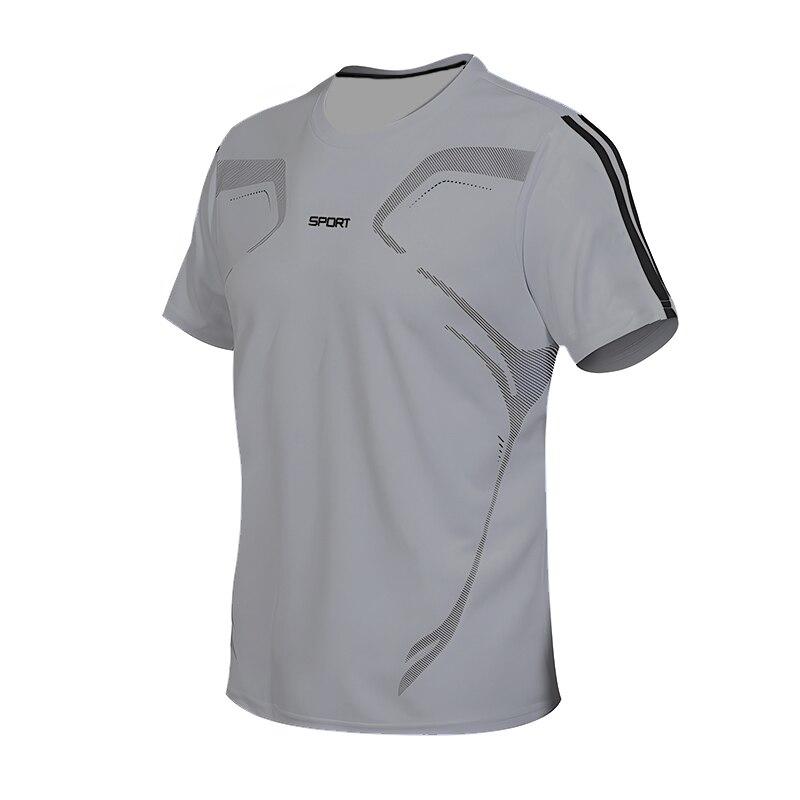 ETST 03 Heren T-shirt Sport-T-shirt met korte mouwen Gym Fitness Joggen Atletiekkleding Sneldrogend Mode Oversized top met ronde hals| | XL