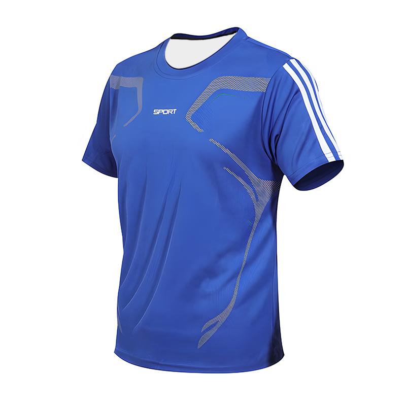 ETST 03 Heren T-shirt Sport-T-shirt met korte mouwen Gym Fitness Joggen Atletiekkleding Sneldrogend Mode Oversized top met ronde hals| | XL
