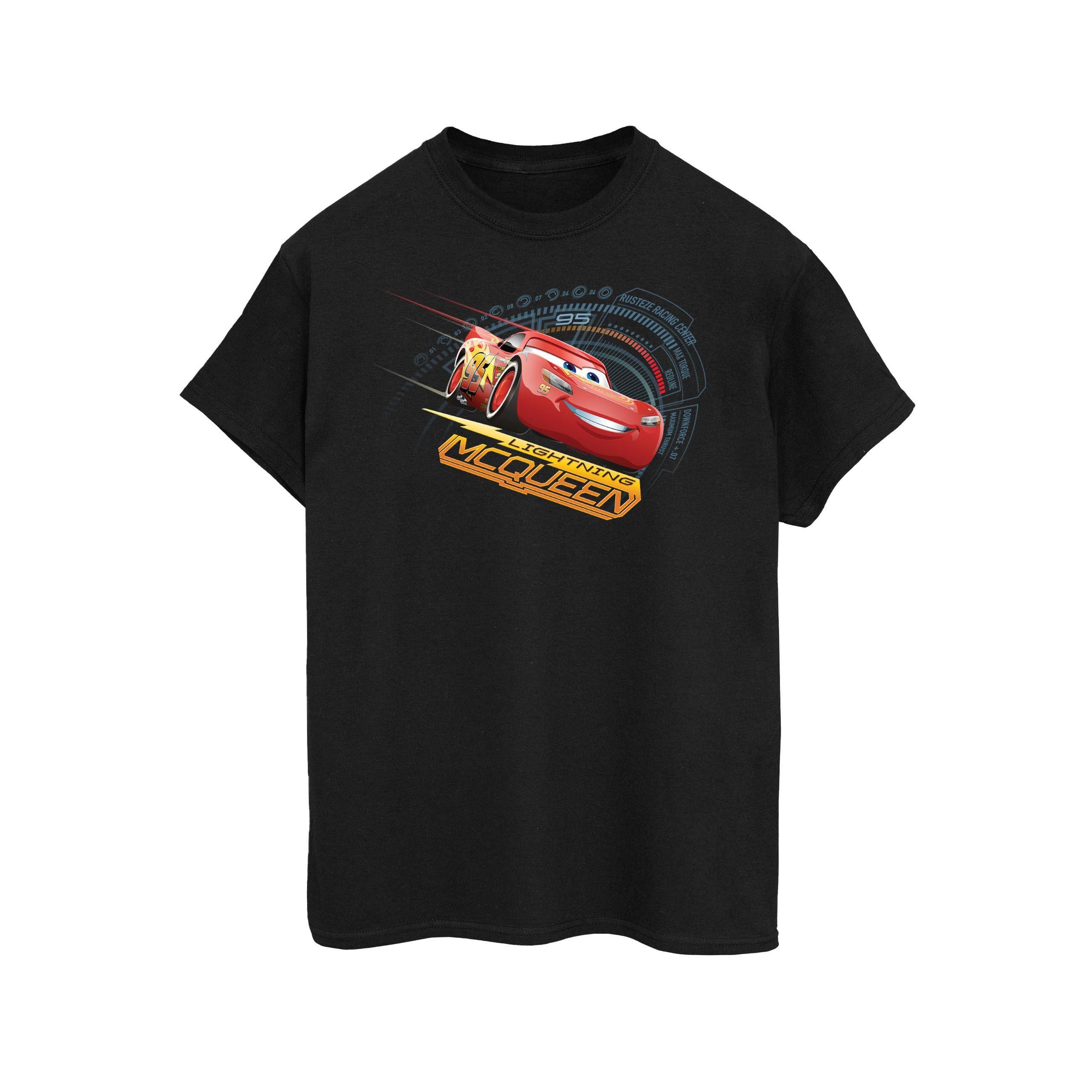 Cars Heren Lightning McQueen katoenen T-shirt M