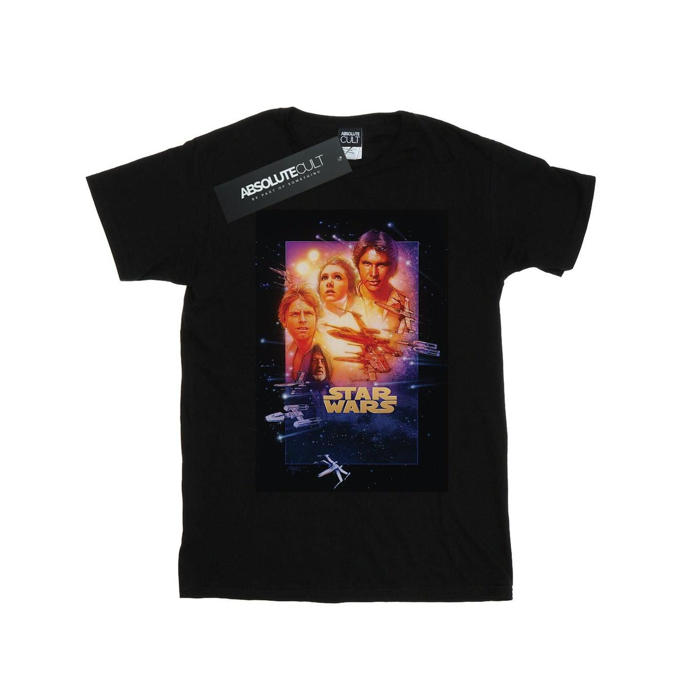 Star Wars Mens Episode IV filmposter T-shirt XXL
