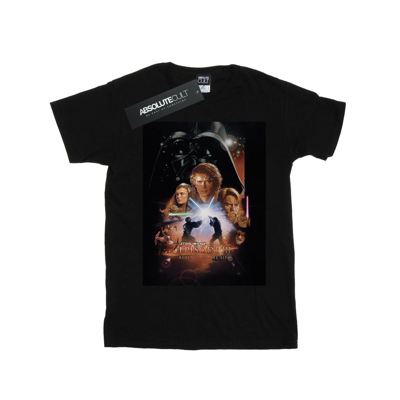 Star Wars Mens Episode III filmposter T-shirt S