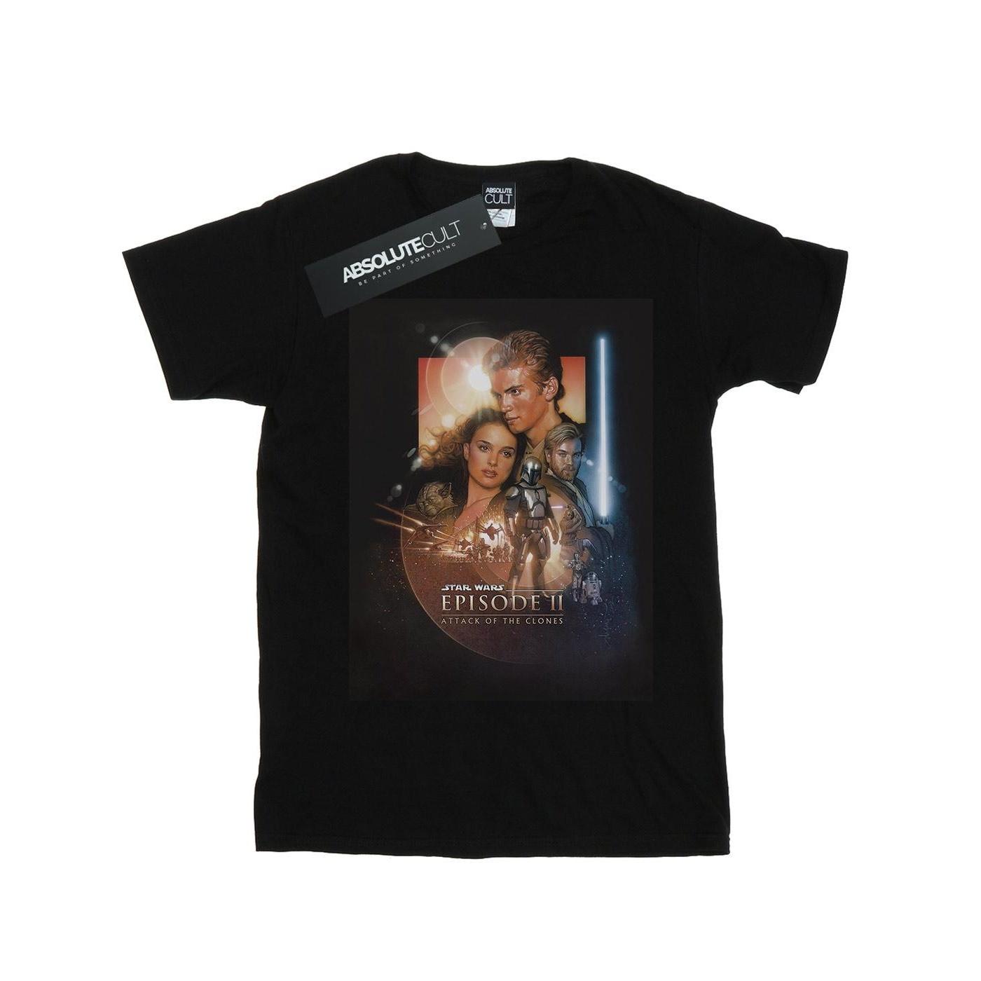 Star Wars Heren Episode II filmposter T-shirt XXL