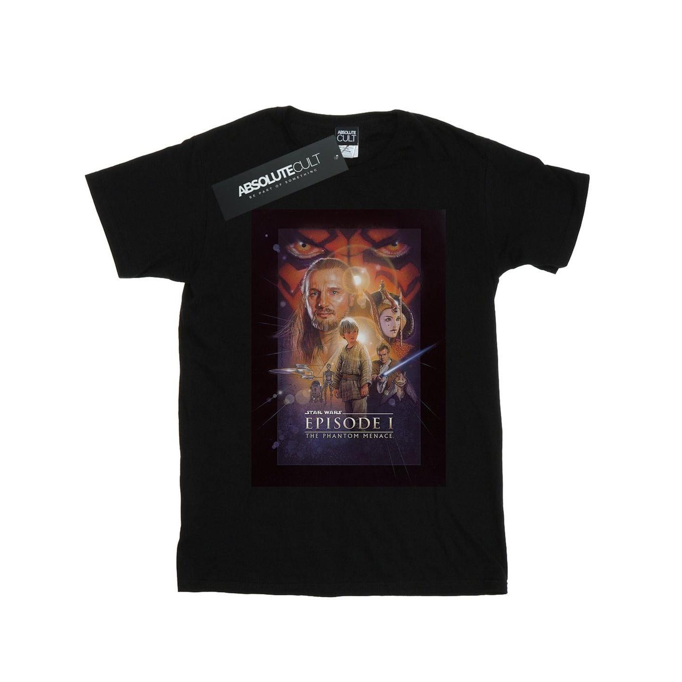 Star Wars Mens Episode I Movie Poster T-Shirt L