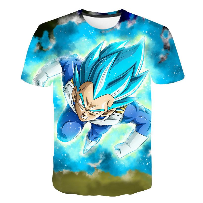 Baibao QIQI Zomer Ronde Hals T-shirt Heren Japanse Anime Draak Korte Mouw Dames Kleding Snel drogend Top XXS-6XL XL