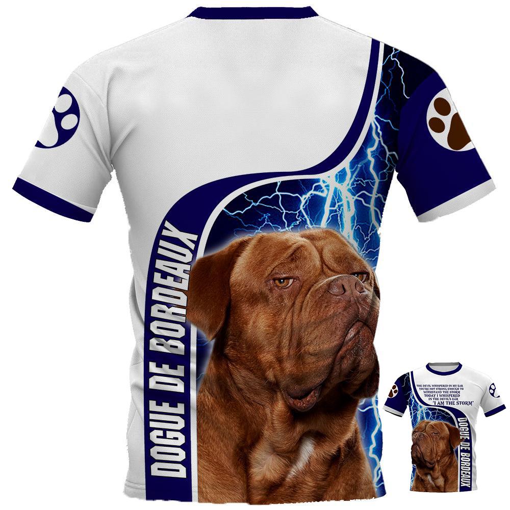 ETST WENDY 05 Mode Heren Militair T-shirt Nederlandse Belgische Herder 3D Geprint Harajuku Stijl Kleding Huisdier Hond Comfortabel Kort Mouw Shirt XL