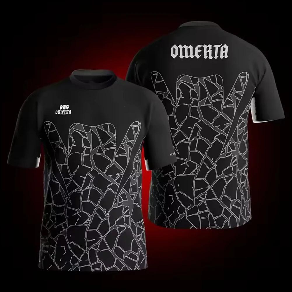 ETST 07 Heren T-shirts OMERTA 47 Boxing Fans 3D Print Ademend Jersey Outdoor Sportkleding Man Korte Mouw T-shirt Herenkleding Tops M