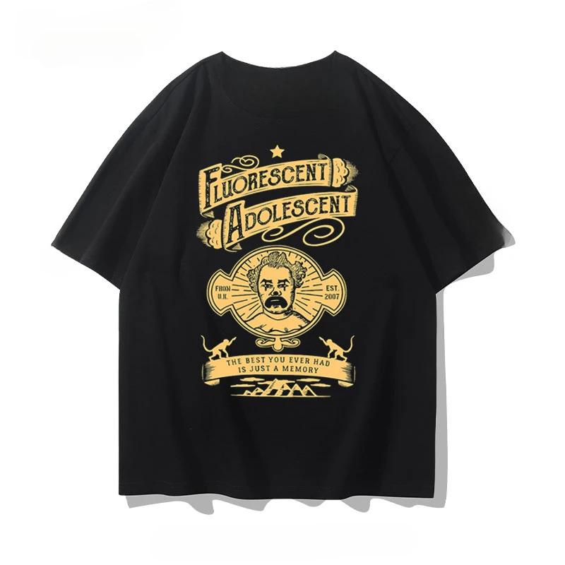 Comfortable season 2025 Arctic Monkeys Rock T-shirt Short Sleeve Boys and Girls American Street High-quality Luxury Brand Loved By Many Music Fans M