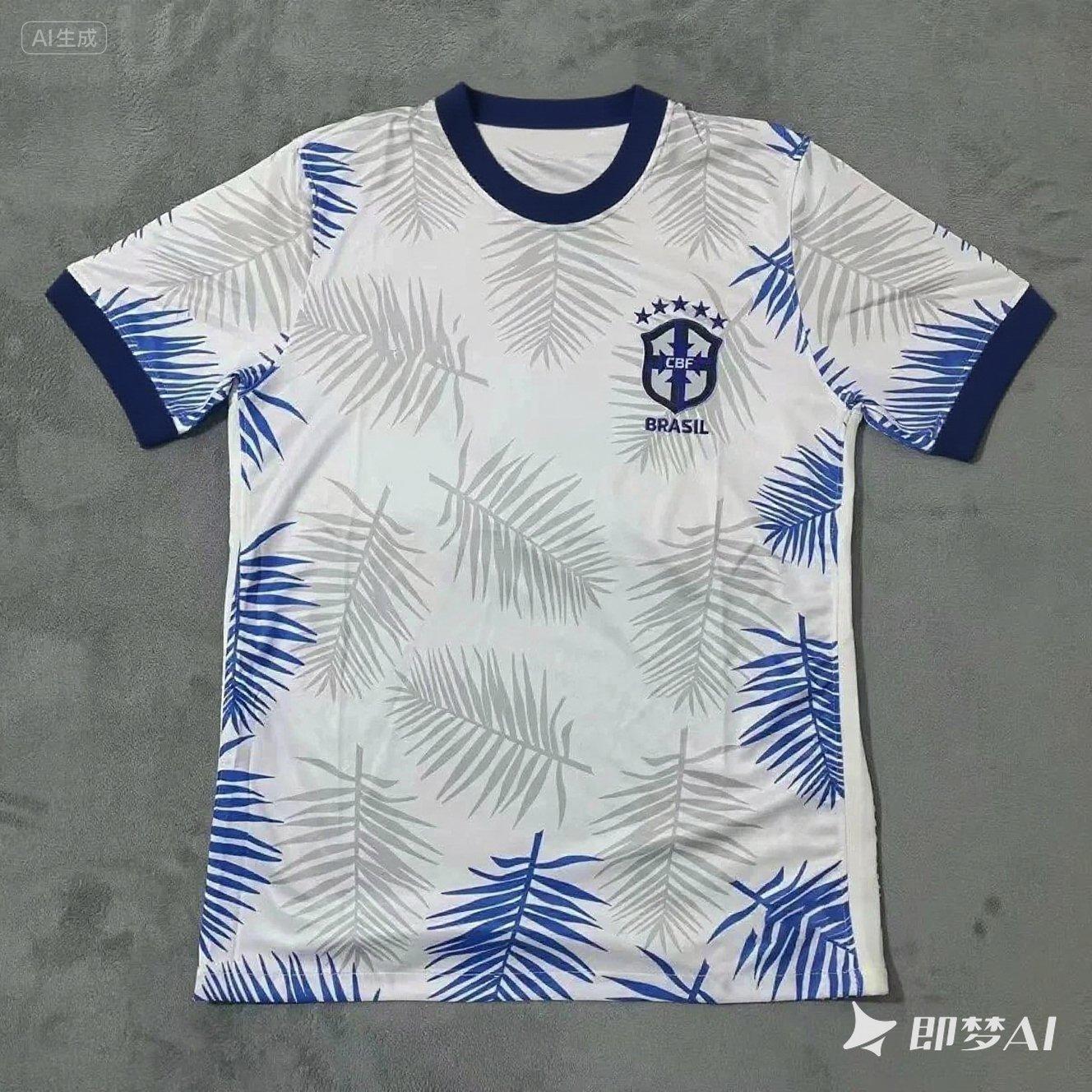 Haijian02 Men's Shirts New Hot-selling Brazilian Football Jersey and Leisure Thai Jersey Short Sleeve Quick-Dry Training Sports Unisex Top 6XL