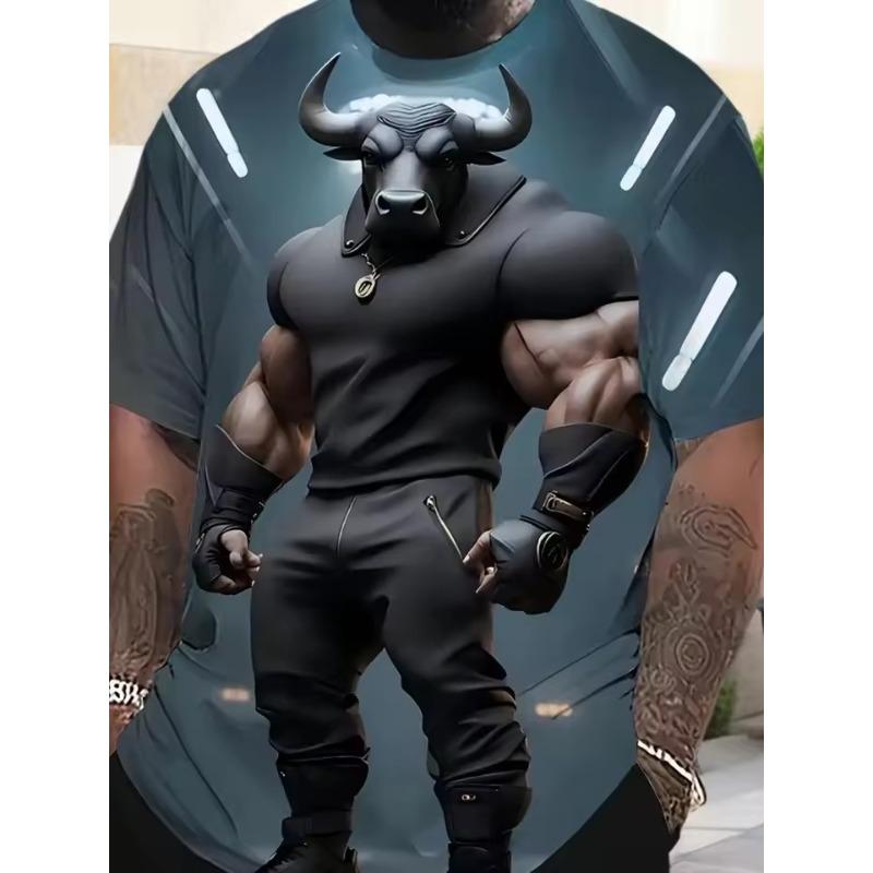 Forever Men Zomer 3D Print T-shirts Jersey Jeugd Ademend Sneldrogend Training Voetbal T-shirt Heren Mode Sport T-shirts 6XL