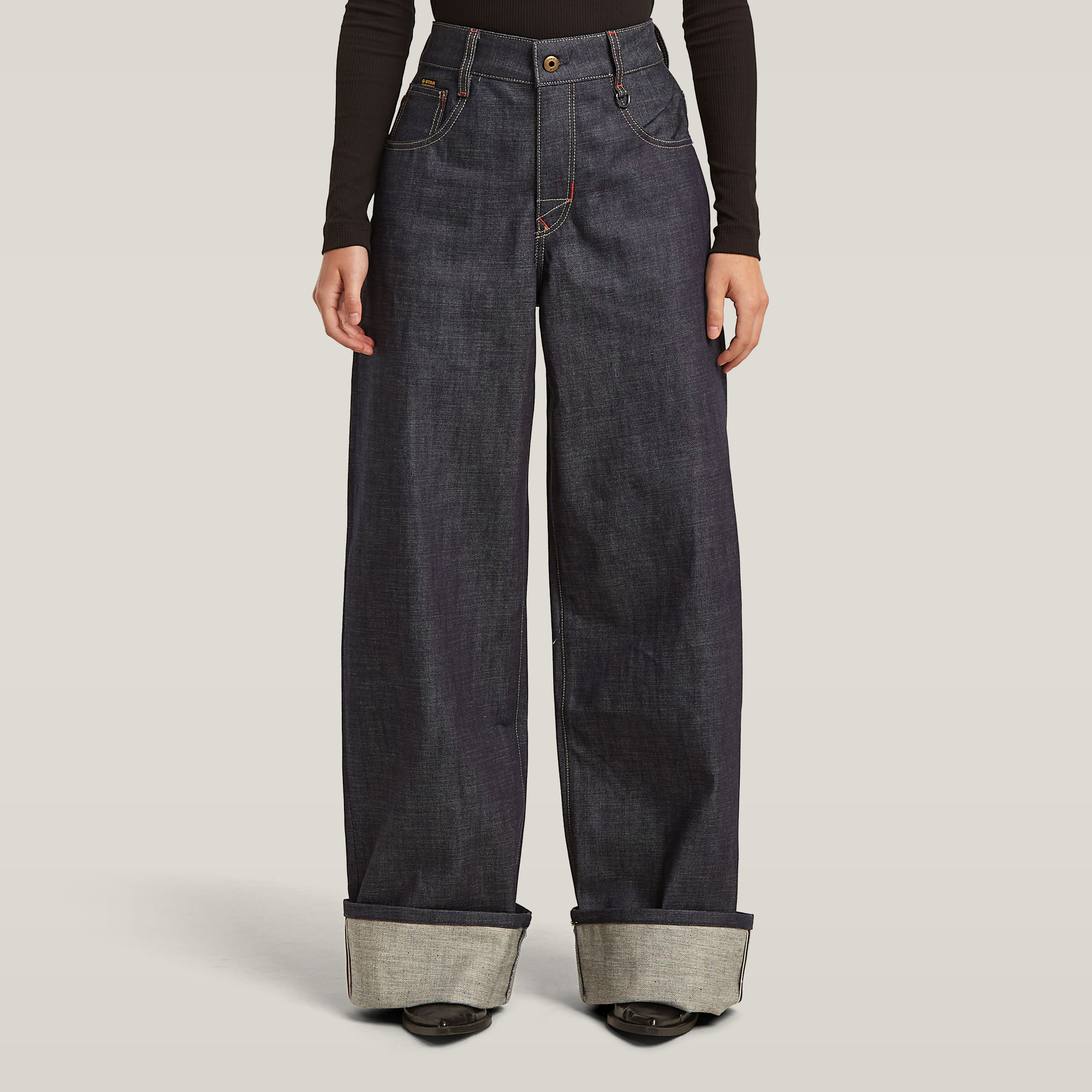 G-Star RAW Skater Selvedge Jeans - Donkerblauw - Dames
