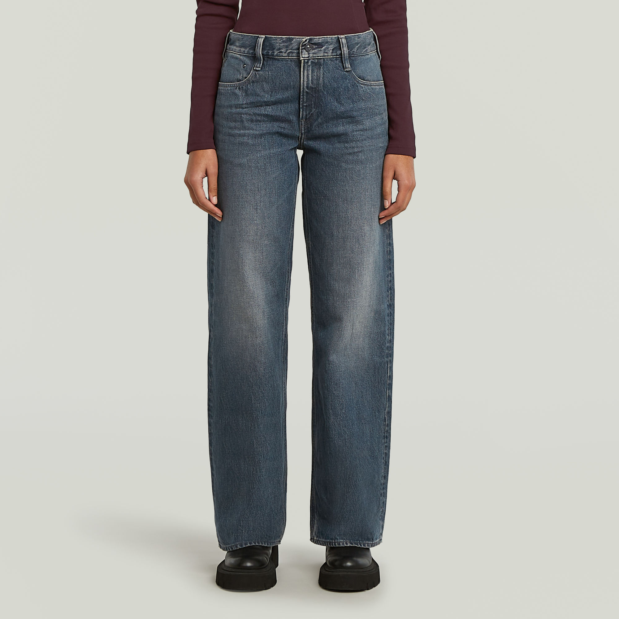 G-Star RAW Judee Loose Jeans - Donkerblauw - Dames