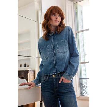 Le Temps des Cerises Overhemd  Overhemd van jeans HELENA