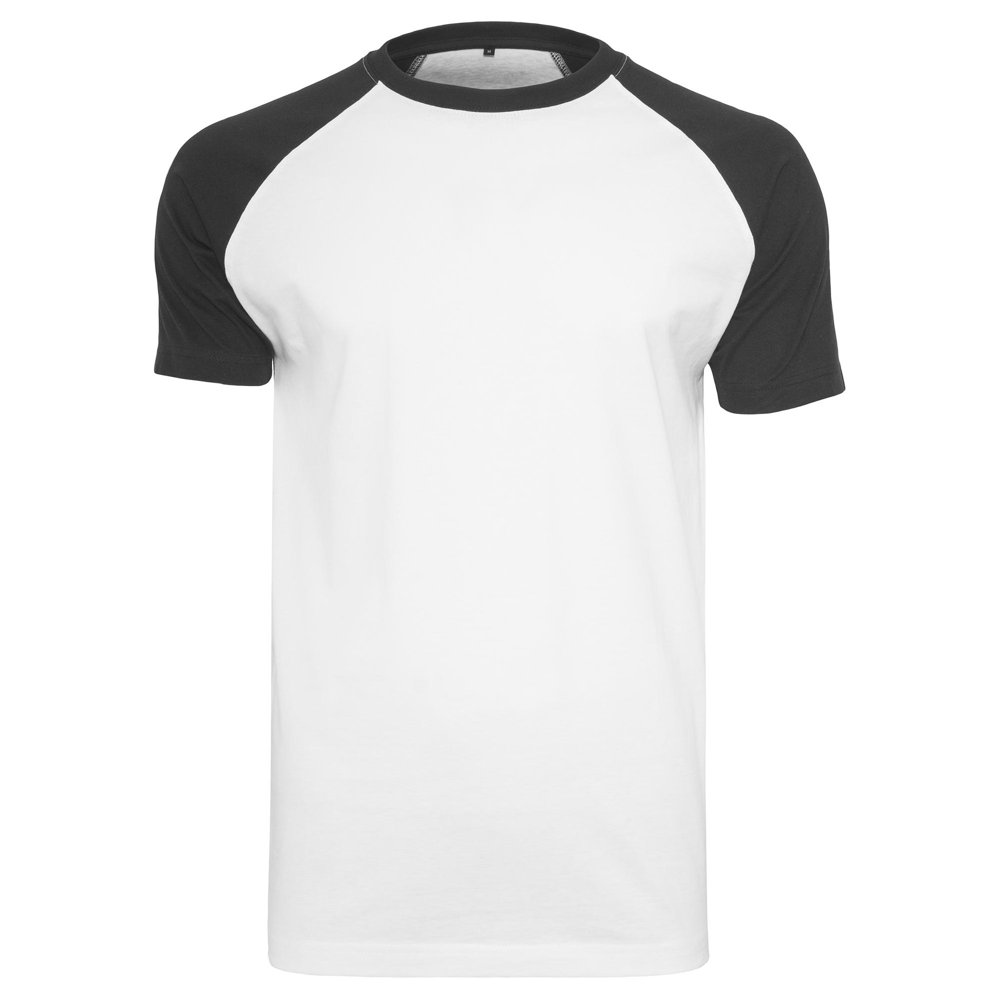 Build Your Brand Bouw je merk Raglan contrast-T-shirt voor heren 2XL UK