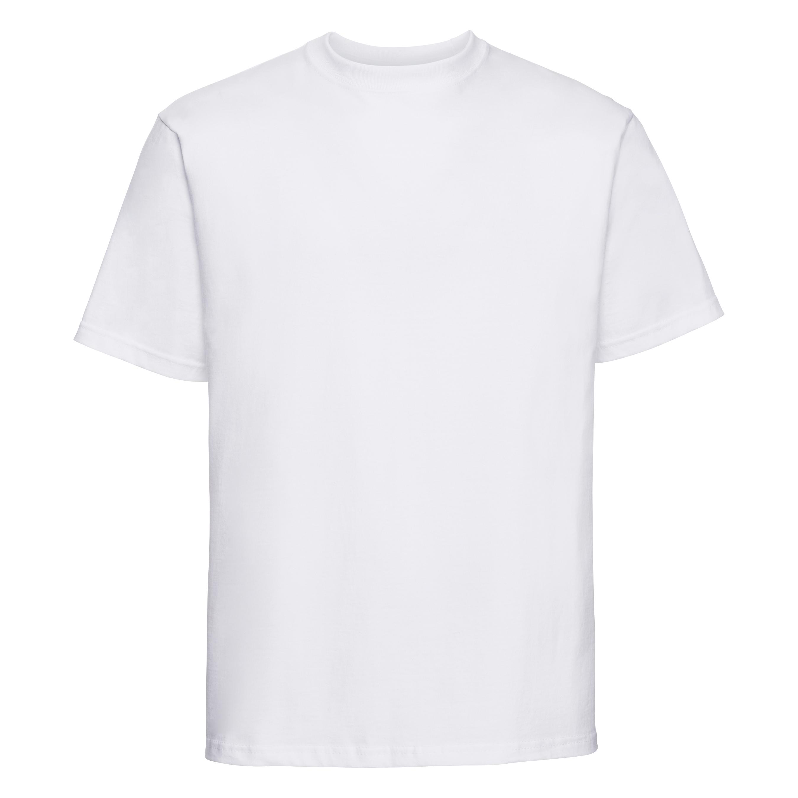 Russell Europe Klassiek zwaargewicht ringgesponnen T-shirt met korte mouwen voor heren 2XL