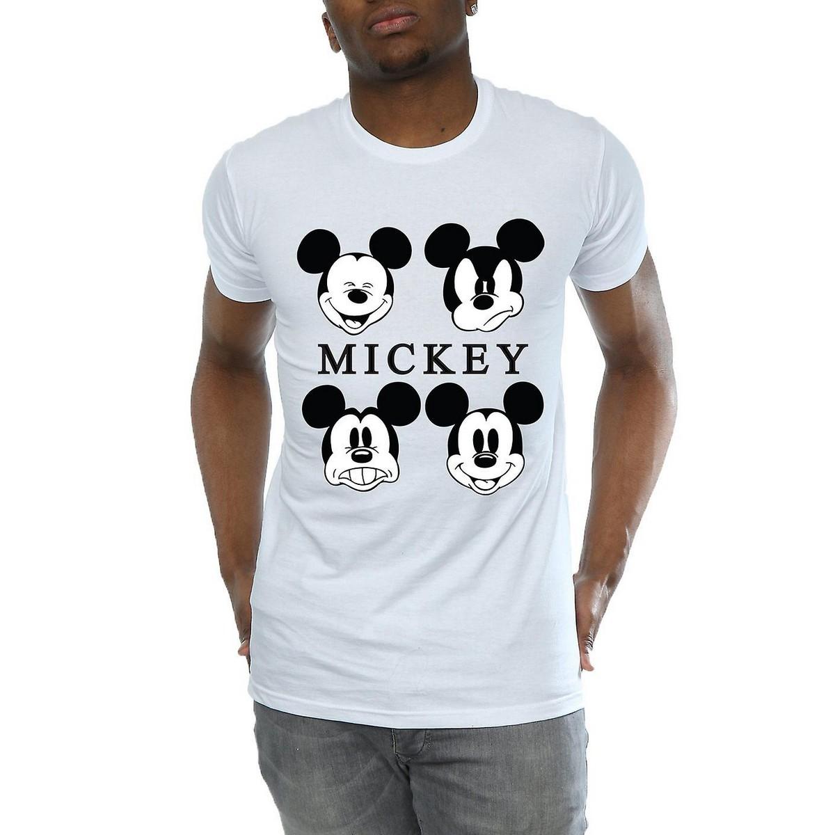 Disney heren vier hoofden Mickey Mouse katoenen T-shirt XXL