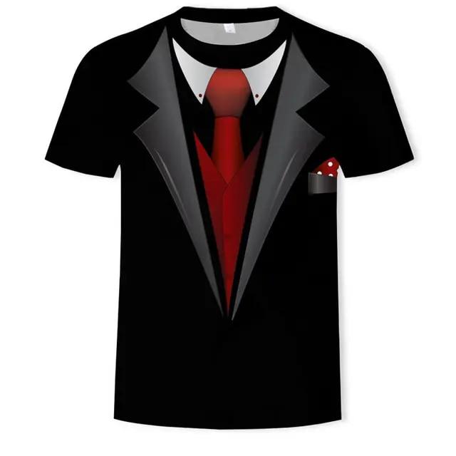Xin nan zhuang Goedkope Ademende Mannen T-shirt Smoking T-shirts 3D Print Grappige Top Tees Korte Mouw Camisetas Zomer T-shirt Plus Size XXS-6XL XXL