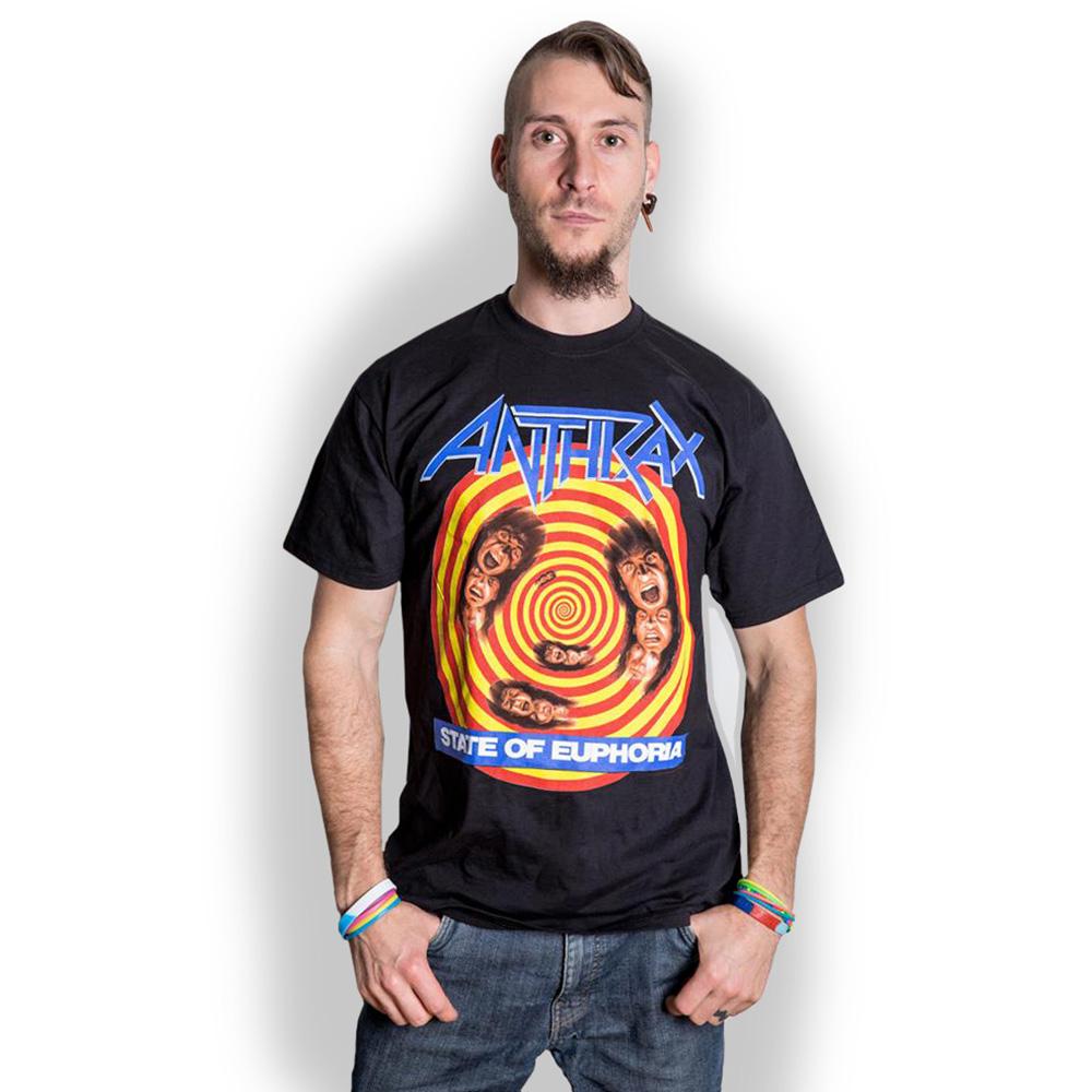 Pertemba FR - Apparel Anthrax Unisex volwassen staat van Euphoria T-shirt S
