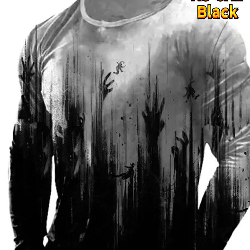 Subilier God Christus Jezus En Leeuw 3D Print Heren T-shirts Herfst O-hals Lange Mouw Katoen Straat Losse Tops Tees Oversized t-shirts 5XL 6XL