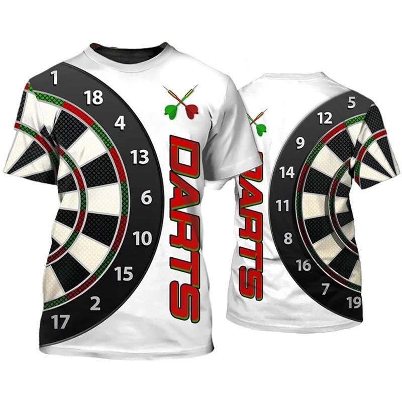 ETST WENDY 005 Cool design Darts League T-shirt Heren Sport T-shirt 3D darts Cadeau Print Leuke kids voor jongens en meisjes M