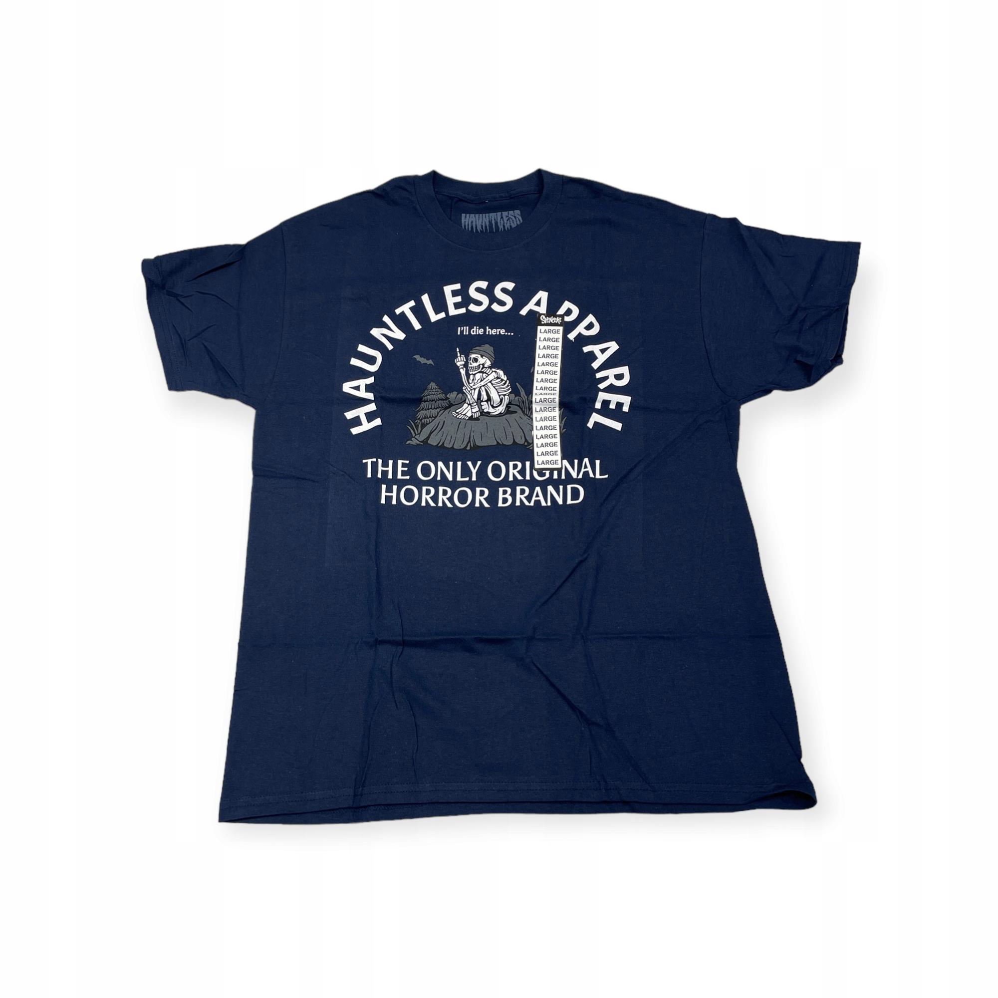 Outletup-clothes Koszulka T-shirt męski okrągły dekolt SPENCER'S NADRUK L