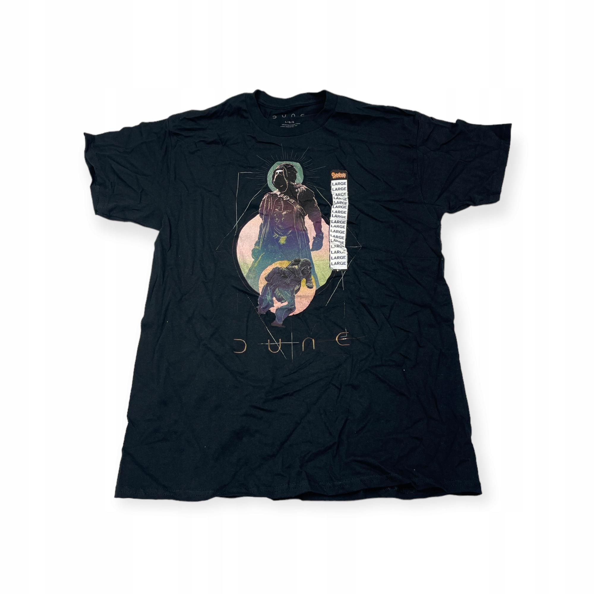 Outletup-clothes Koszulka T-shirt męski okrągły dekolt SPENCER'S NADRUK L