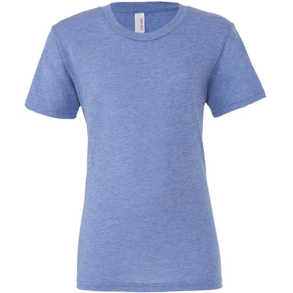 Bella + Canvas Canvas heren triblend effen T-shirt met ronde hals en korte mouwen XL