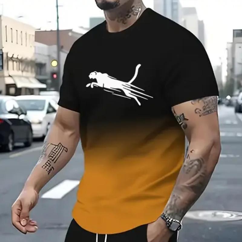 Transmission of love Zomer T-shirts voor heren 3D-print T-shirt Street Fashion korte mouwen T-shirts Losse heren Oversized tops T-shirts Kleding M