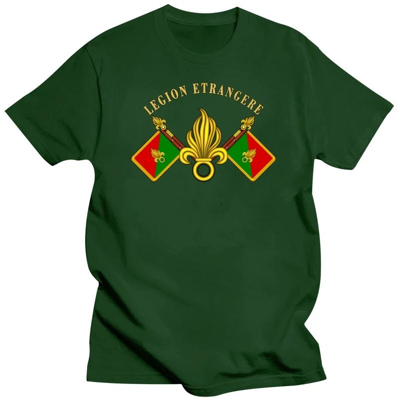 Comfortable season Legion Etrangere Honneur Fidelite French Foreign Legion Men T-Shirt Short Sleeve Casual 100% Cotton O-Neck Summer Shirts XL hemelsblauwe kleur