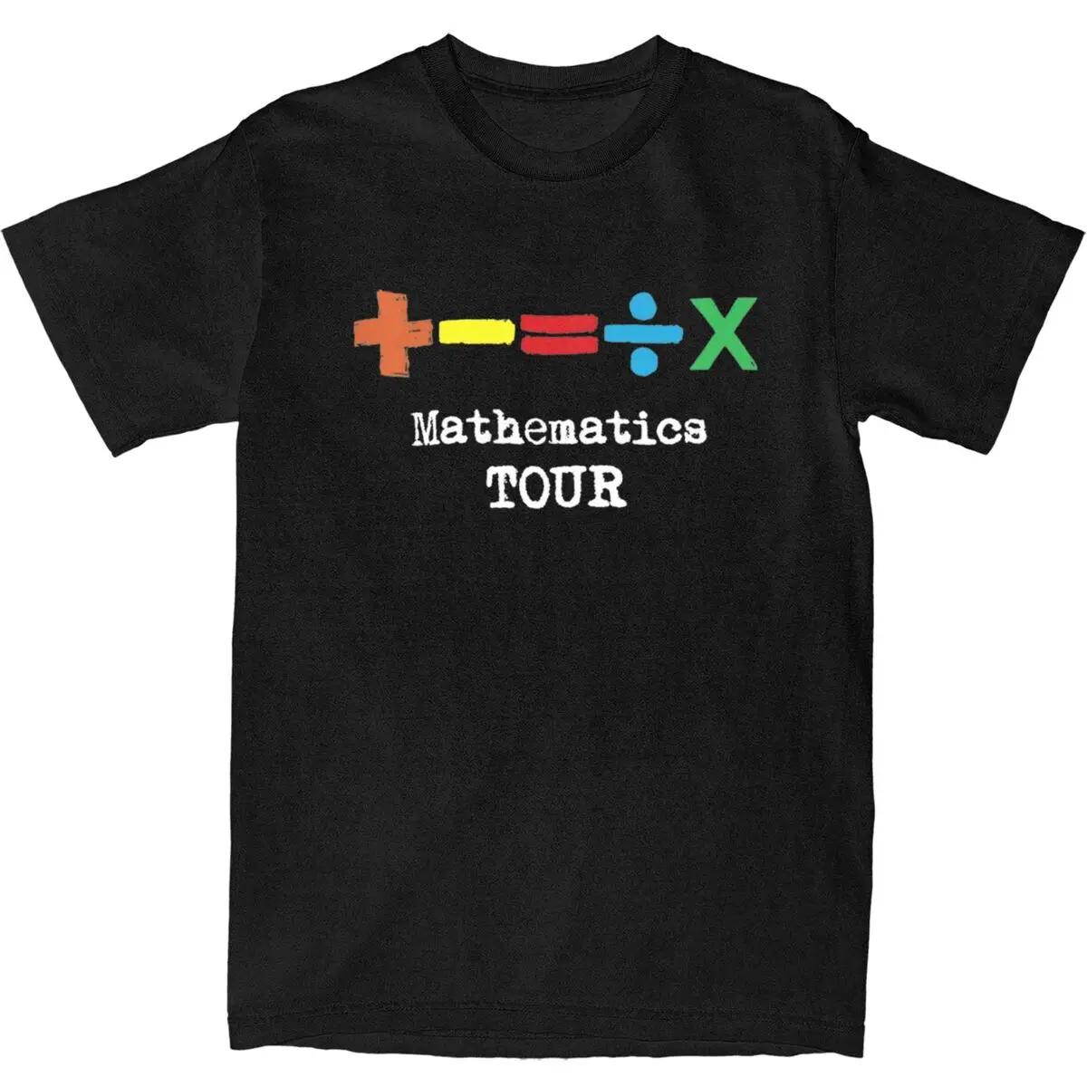 Jacket and Zipper Hoodie NO.1 The Mathematics Tour T-shirt Strand Ed Sheeran Vintage T-shirts Katoen Hip Hop T-shirt Voor Mannen Korte Mouwen Casual T-shirts M