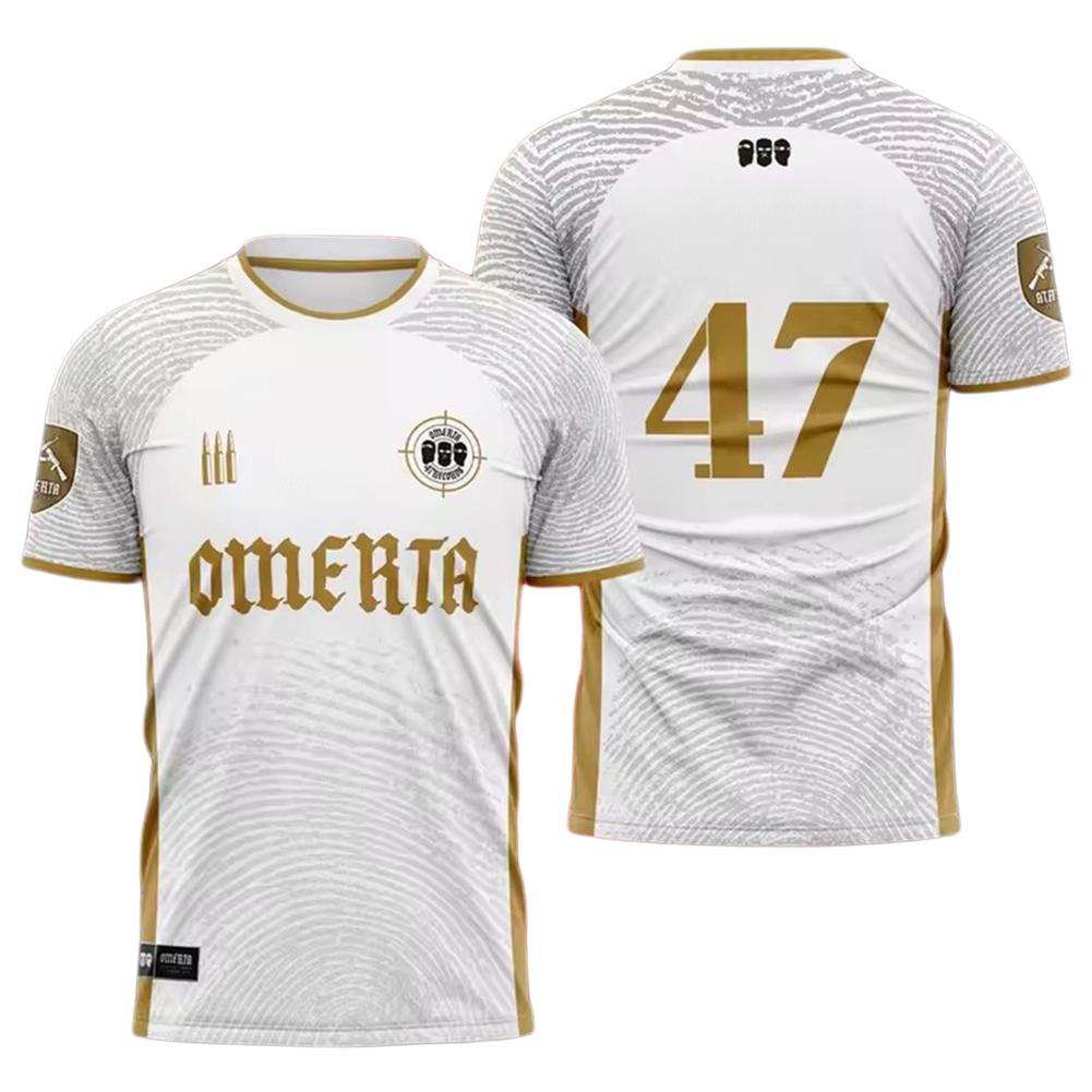 ETST 07 Heren T-shirts OMERTA 47 Boxing Fans 3D Print Ademend Jersey Outdoor Sportkleding Man Korte Mouw T-shirt Herenkleding Tops S