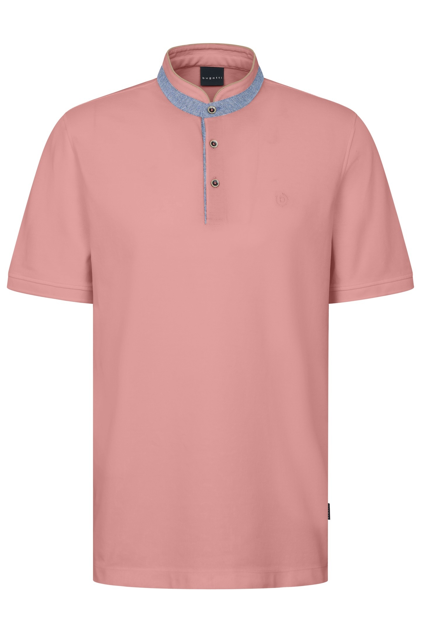Bugatti Poloshirt met opstaande kraag