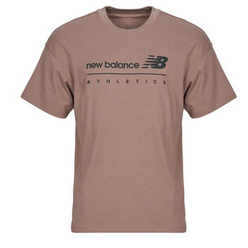 New Balance T-shirt Korte Mouw  LINEAR GRAPHIC T-SHIRT
