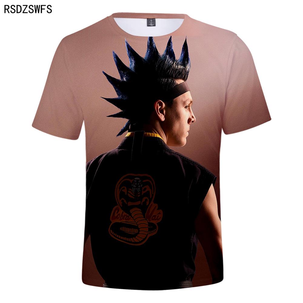 Baibao QIQI Casual Geschikt Populaire Comfortabele Cobra Kai Mode Zomer Mannen Vrouwen 3D T-shirt Korte Mouw T-shirt XXS