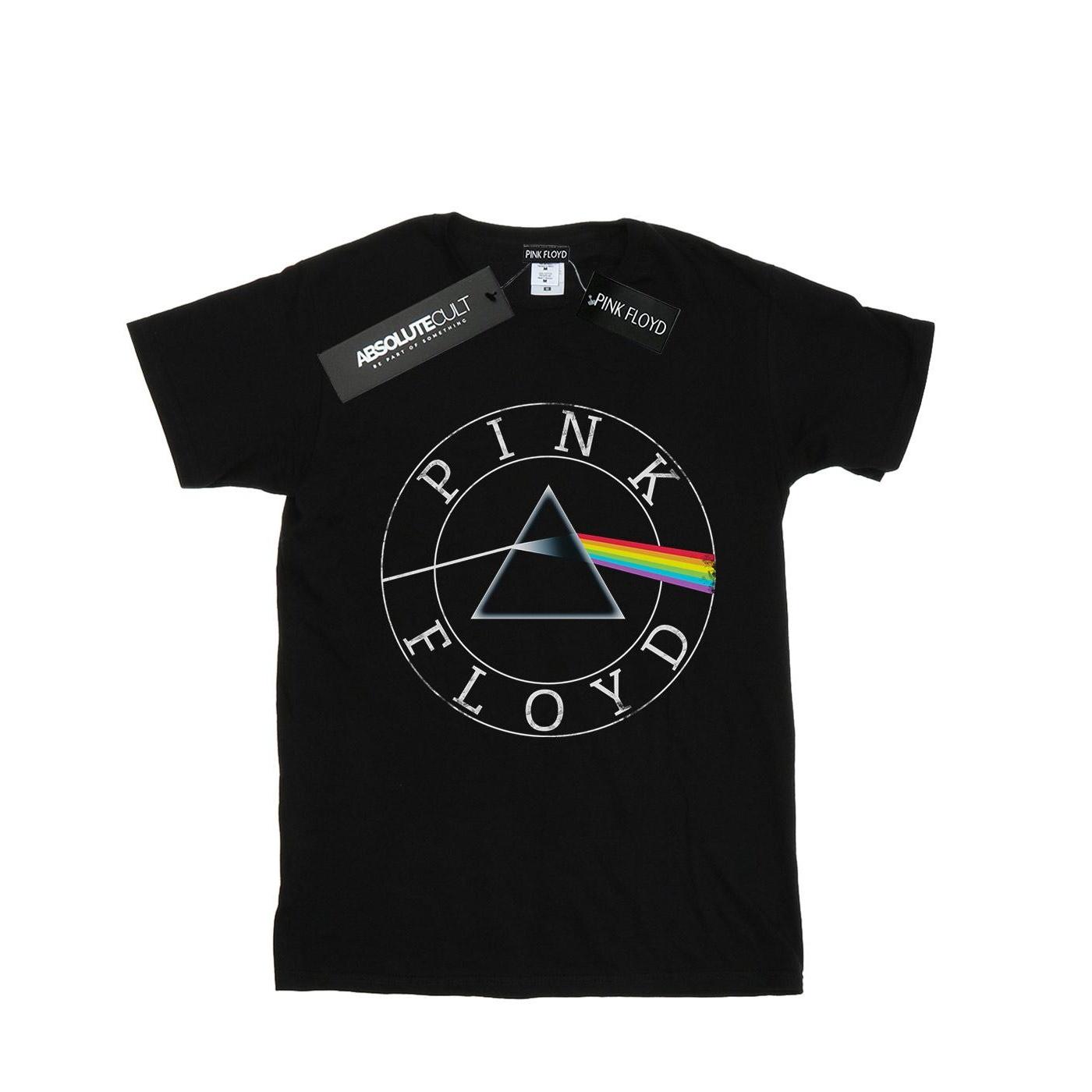 Pink Floyd heren T-shirt met Prism Circle-logo XXL zwart