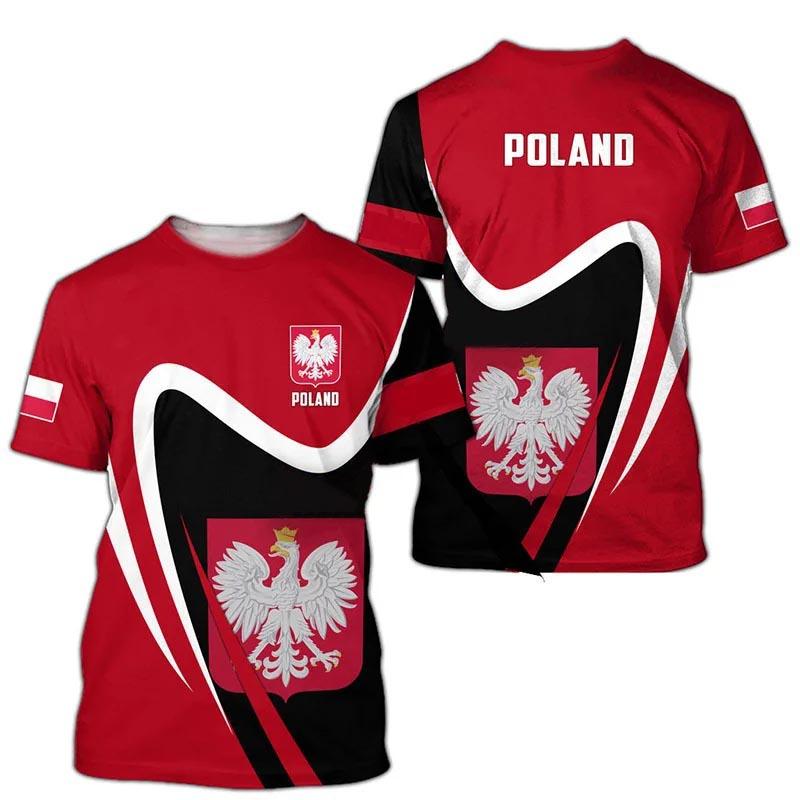 Bobby 2 Polen T-shirts Poolse vlag 3D-print Streetwear Mannen Vrouwen Casual Mode Oversized Korte Mouw T-shirt Kinderen T-shirts Tops Kleding S