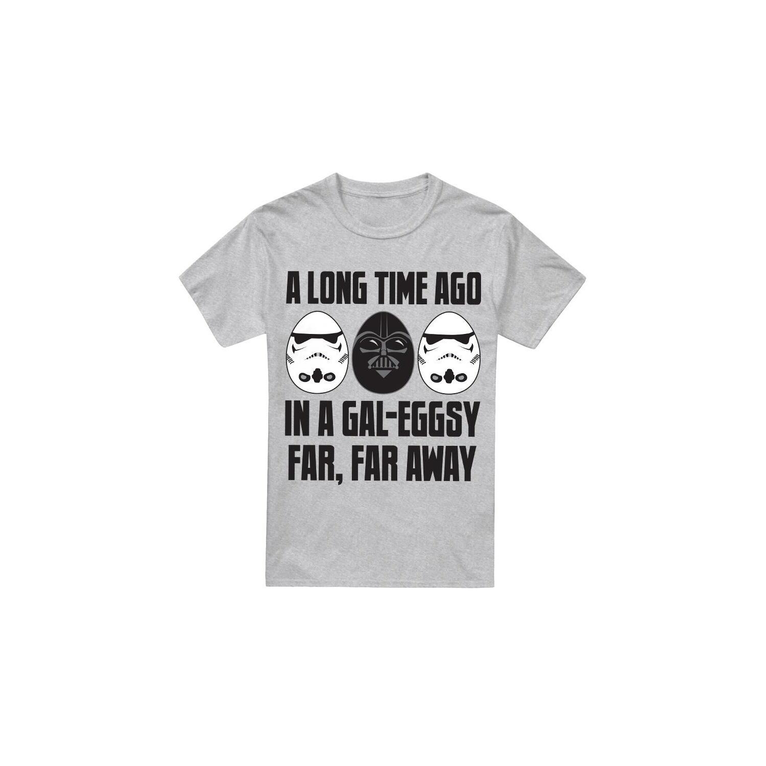Star Wars Mens GalEggsy Far, Far Away T-Shirt L