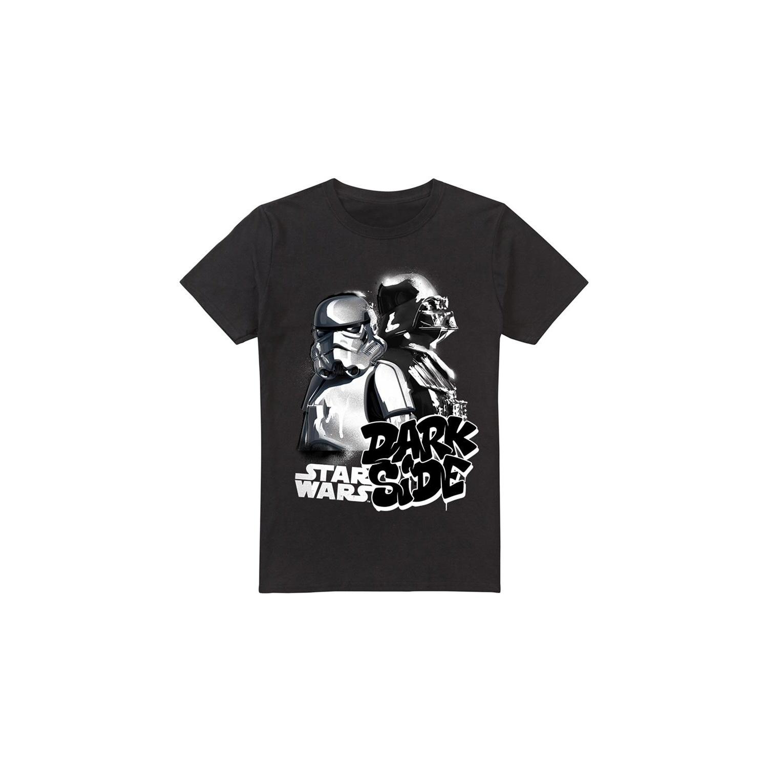 Star Wars Mens Dark Side Duo T-Shirt XXL zwart