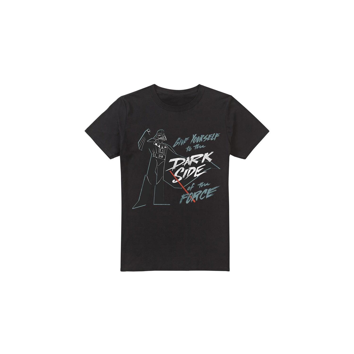 Star Wars Mens Give Yourself To The Darkside T-Shirt 3XL zwart